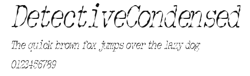 DetectiveCondensed Preview