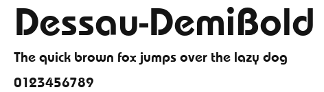 Dessau-DemiBold Preview