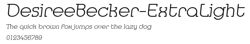 DesireeBecker-ExtraLight Preview