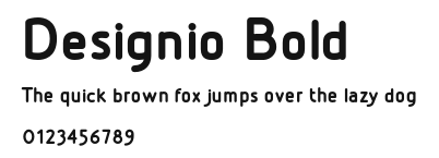 Designio Bold Preview