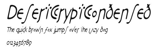 DesertCryptCondensed Preview
