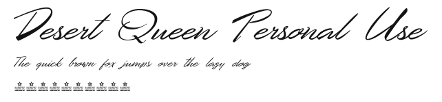 Desert Queen Personal Use Preview