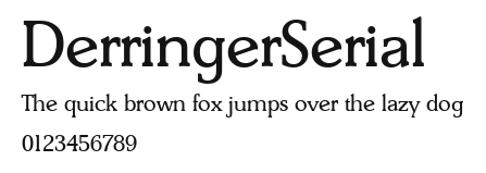 DerringerSerial.ttf