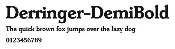 Derringer-DemiBold Preview