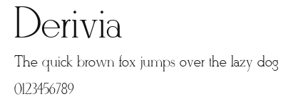 Derivia.ttf