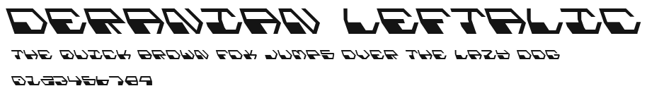 Deranian Leftalic.ttf