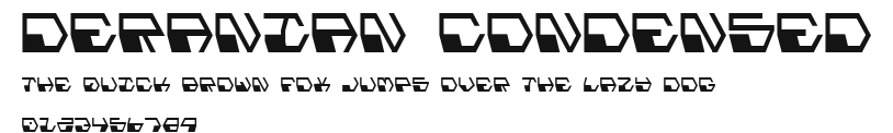 Deranian Condensed Preview