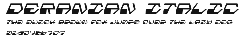 Deranian Italic Preview