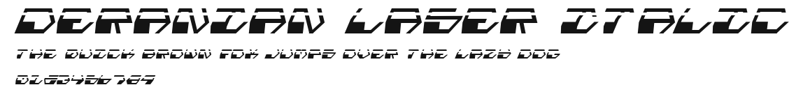 Deranian Laser Italic.ttf