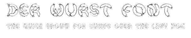 Der Wurst Font Preview