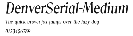 DenverSerial-Medium Preview