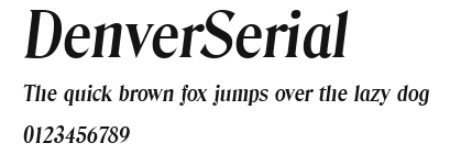 DenverSerial.ttf