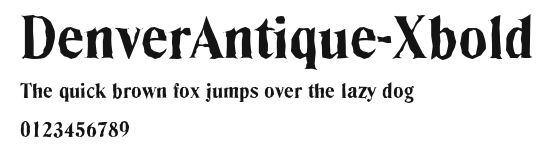 DenverAntique-Xbold Preview