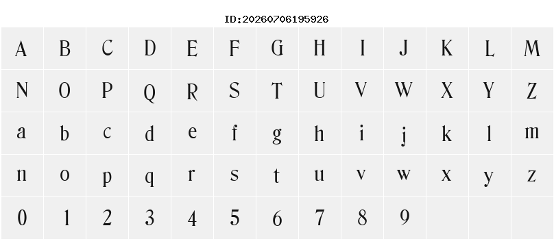 Character Map