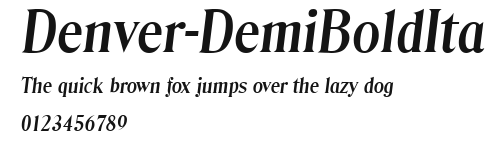 Denver-DemiBoldIta Preview