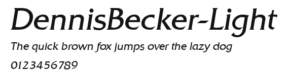 DennisBecker-Light.ttf