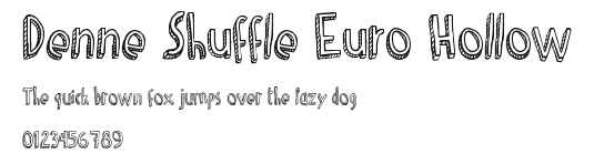 Denne Shuffle Euro Hollow.ttf