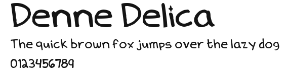Denne Delica.ttf
