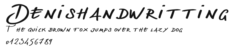Denishandwritting.ttf