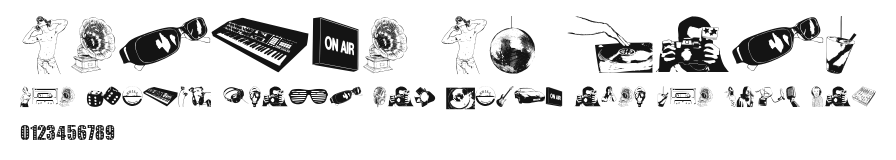 Denise DJ Font Preview