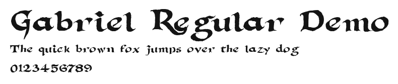 Gabriel Regular Demo Preview