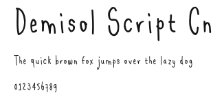 Demisol Script Cn Preview