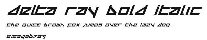 Delta Ray Bold Italic.ttf