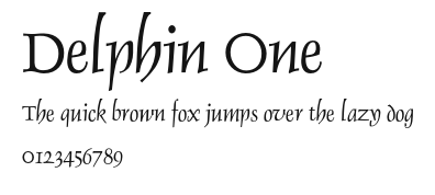Delphin One.otf