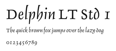 Delphin LT Std 1 Preview