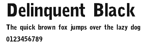 Delinquent Black Preview
