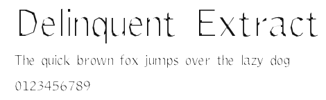 Delinquent Extract Preview