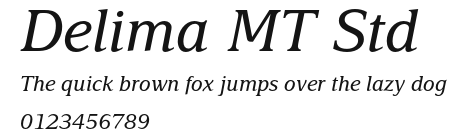Delima MT Std Preview