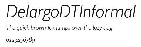DelargoDTInformal Preview