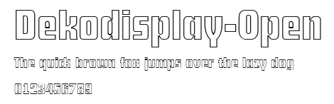 Dekodisplay-Open Preview