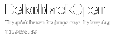DekoblackOpen Preview