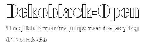 Dekoblack-Open Preview