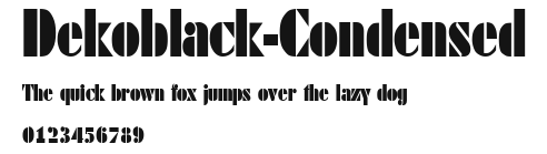 Dekoblack-Condensed Preview