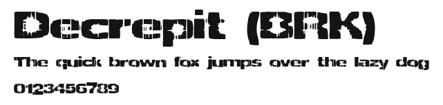 Decrepit (BRK) Preview