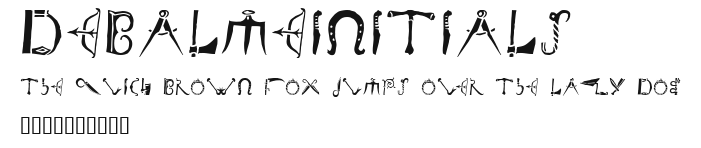 DeBalmeInitials.ttf