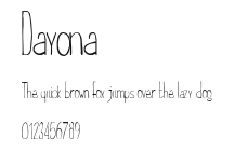 Dayona.ttf