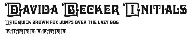 Davida Becker Initials Preview