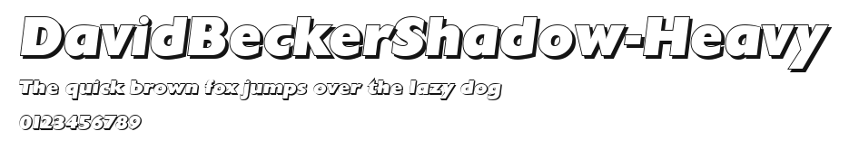 DavidBeckerShadow-Heavy Preview