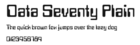 Data Seventy Plain Preview