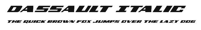 Dassault Italic Preview