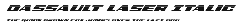 Dassault Laser Italic Preview