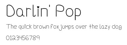 Darlin' Pop Preview