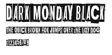 Dark monday black Preview