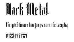 Dark Metal Preview