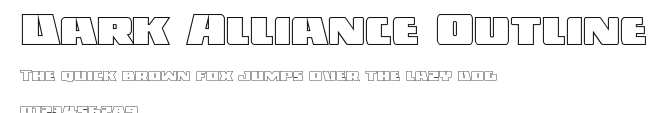 Dark Alliance Outline Preview