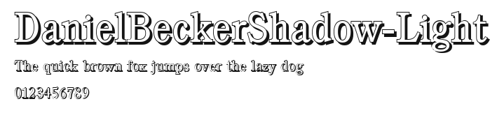 DanielBeckerShadow-Light Preview